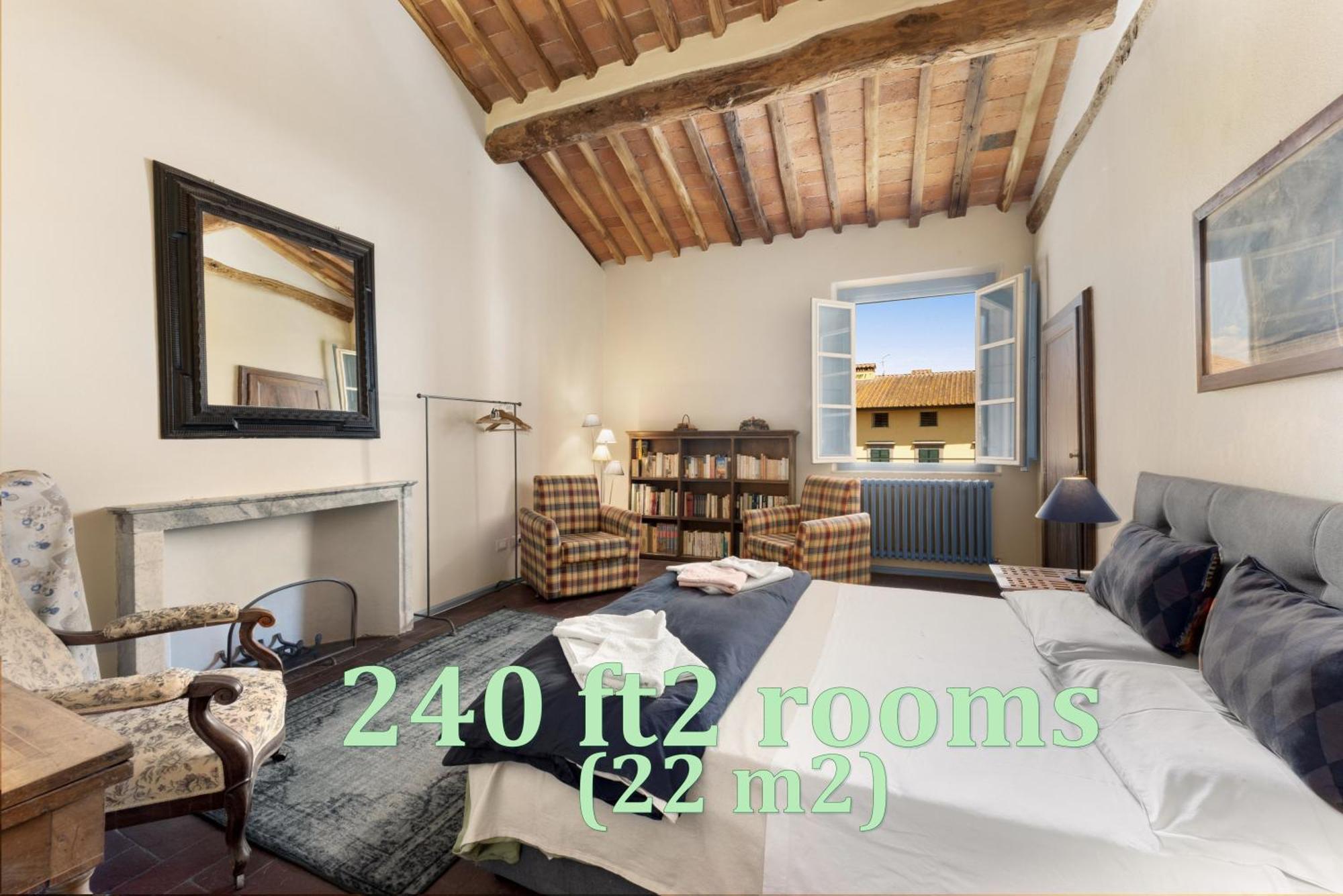 Al Carmine Apartments Towers View With Ac Lucca Bagian luar foto