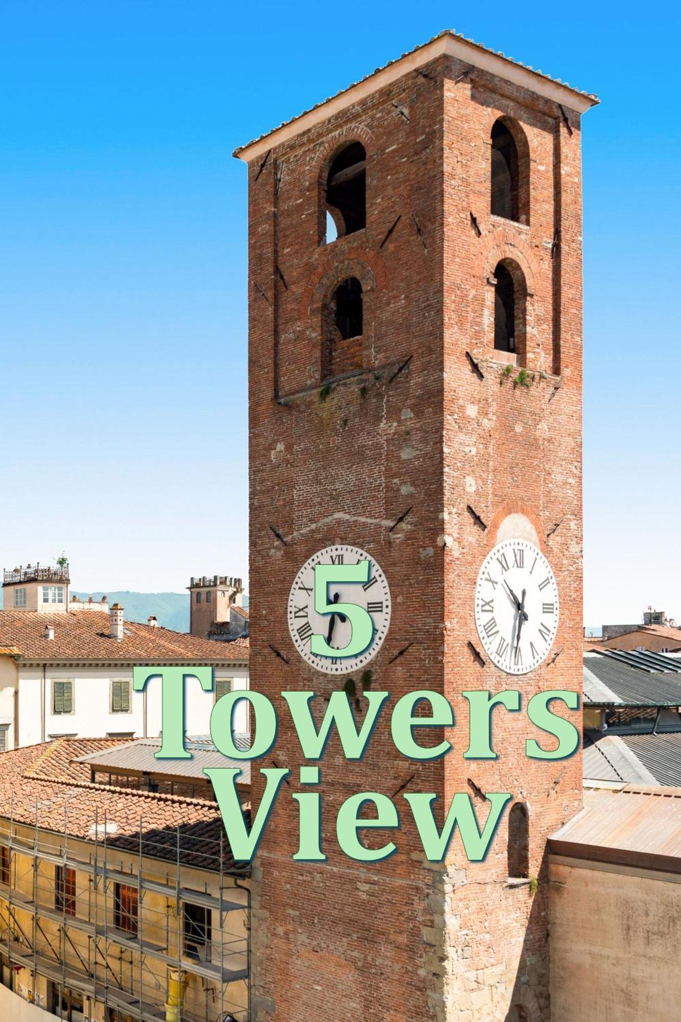 Al Carmine Apartments Towers View With Ac Lucca Bagian luar foto